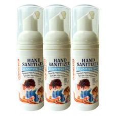 RawHarvest Hand Sanitizer Sensitive Skin Foam 1.7oz 3 Pack  ( FDA NDC 79374-140-02) Alcohol Free